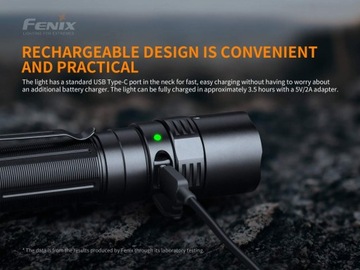 Fenix ​​PD40R V2.0 3000 ТОП многофункциональный фонарь