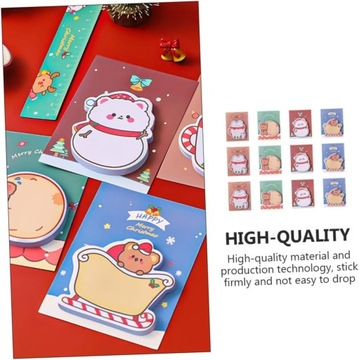 36 Szt świąteczne karteczki samoprzylepne naklejki na notatki na Boże Narod