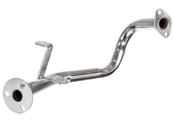KOLEKTOR TŁUMIKA SKUTER GY6 CHROMOWANY BARTON
