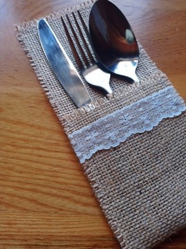 Футляр для столовых приборов, эко украшение стола, причастие