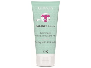 FlosLek BALANCE T-zone peeling z kwasami AHA