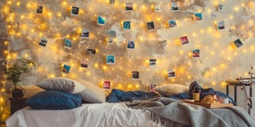 ЦЕПОЧКА САДОВЫХ СВЕТИЛЬНИКОВ НАРУЖНАЯ 50М 500LED