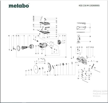 Крепление направляющей Metabo KGS 216 M № 19260000