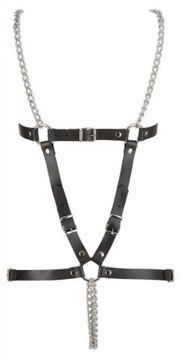 Leather Harness 2 Chains S-L