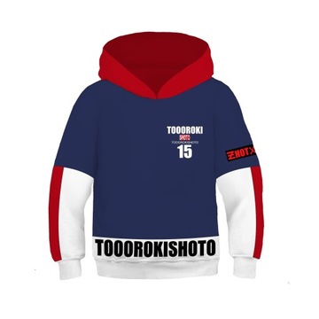 2023 My Hero Academia drukowane 3D bluza z kapturem
