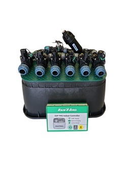 Zestaw Rain Bird HV 6 sekcji Kolektor z filtrem Sterownik TM2 na rurę PE 20
