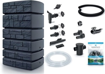 Резервуар для дождевой воды Tower Stone - 500 л, Антрацит