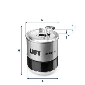 FILTR PALIVA 24.107.00 UFI JEEP MERCEDES COMMANDER