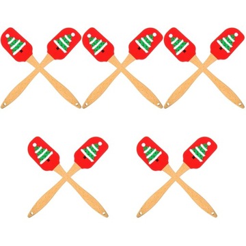 Рождественская лопаточка для печенья с джемом и сливками