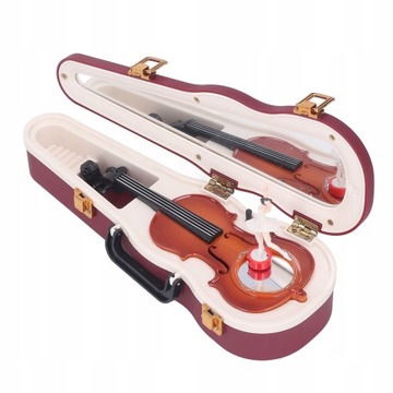 Музыкальная шкатулка для скрипки, маленькая, классическая, элегантная.