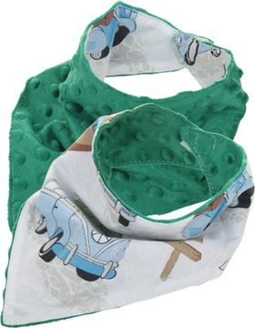 BABYMAM SOFT BIB, МИНКИ-ШАРФ НА ЛИПУЧКЕ 2-в-1