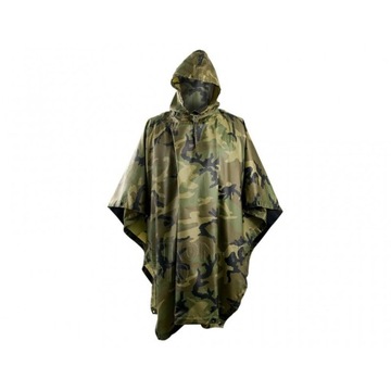 Poncho Peleryna HELIKON Kamuflaż US Woodland