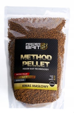 Feeder Bait Pellet Kwas Masłowy 2mm/800g