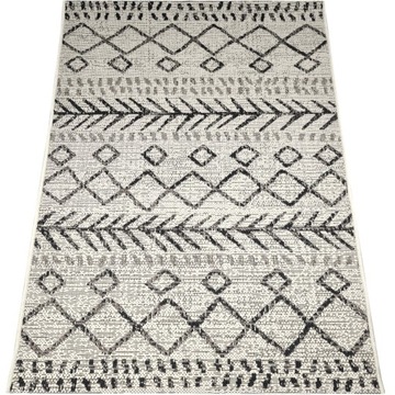 DYWAN ZEWNĘTRZNY NA TARAS SZNURKOWY TKANY NA PŁASKO AZTECKI BOHO 160X230