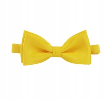 Muszka męska mucha żółta żółty na pasku