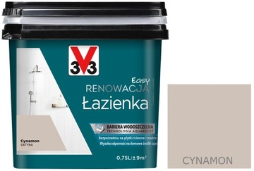 V33 Farba RENOWACJA płytki ceramika CYNAMON 750ml