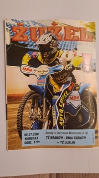 TŻ KRAKÓW - UNIA TARNÓW - TŻ LUBLIN 08-07-2001 PROGRAM ŻUŻLOWY CZYSTY