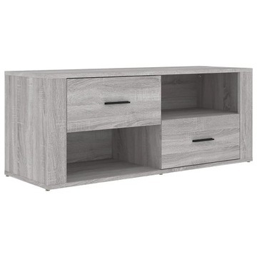Szafka pod telewizor, szary dąb sonoma, 100x35x40