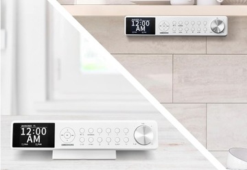 КУХОННАЯ ЦИФРОВАЯ ПОДВЕСНАЯ РАДИО СВЕТОДИОДНАЯ ЛАМПА DAB+ MD43750 FM BLUETOOTH USB