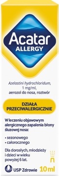Acatar Allergy aerozol do nosa, 1mg/ml, 10 ml