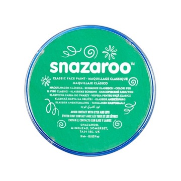 FARBA DO MALOWANIA TWARZY ZIELONA 18ml SNAZAROO