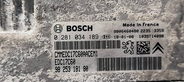 JEDNOTKA MOTORU ECU 9825318180 TOYOTA PROACE II