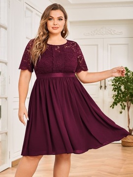 SHEIN BORDOWA ELEGANCKA SUKIENKA R.XL H146053