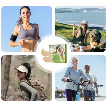 5 пар в коробке, внешняя защитная повязка для глаз, маска для глаз для гольфа, солнцезащитный крем для улицы C