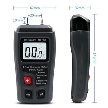 ИЗМЕРИТЕЛЬ ВЛАЖНОСТИ ДЛЯ ДЕРЕВА И КАРТОНА ИЗМЕРИТЕЛЬ ВЛАЖНОСТИ 0-99,9%