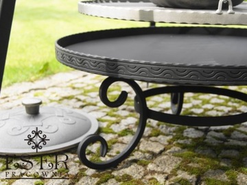 КОМПЛЕКТ: гриль, камин и чугунный казан ES-ER объемом 7 л.