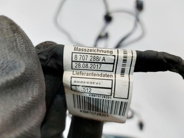 BMW 7 G11 G12 19R. SVAZEK INSTALACE NÁRAZNÍKU PŘEDNÍ 6 X PDC 8707292