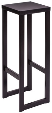 HOKER loft metal / drewno 90 cm - stołek, krzesło