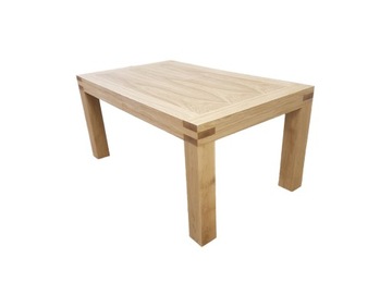 STÓŁ DĘBOWY KUBUS PROSTOKĄTNY 160X100 MEBLE CZAJKA