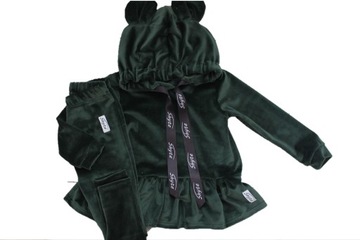 Dres, WELUR butelkowa zieleń, Uszy mysz 122