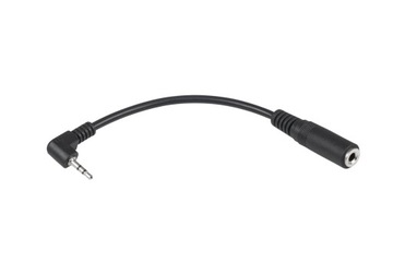 JACK STEREO 3,5mm gniazdo - JACK STEREO 2,5 90st