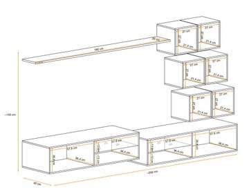 MEBLOŚCIANKA SWAP XXIV - ZZ - W. POŁYSK PVC