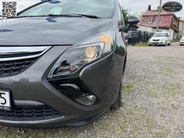 Opel Zafira C Tourer 1.4 Turbo ECOTEC 140KM 2012 Opel Zafira 7 osobowy -Tourer- Szwajcaria - Po przegladzie olejowym Gwara, zdjęcie 8