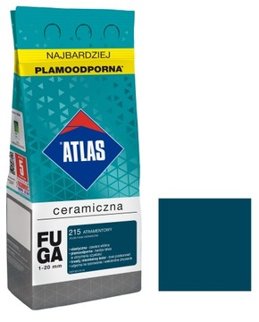 ATLAS FUGA CERAMICZNA ATRAMENTOWY 215 2KG