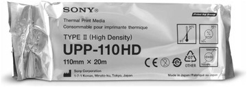 PAPIER DO VIDEOPRINTERA USG SONY UPP-110HD 110MM X 20M BŁYSZCZĄCY