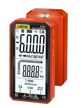 Цифровой мультиметр ANENG 620A PRO 4,7 светодиодный фонарик
