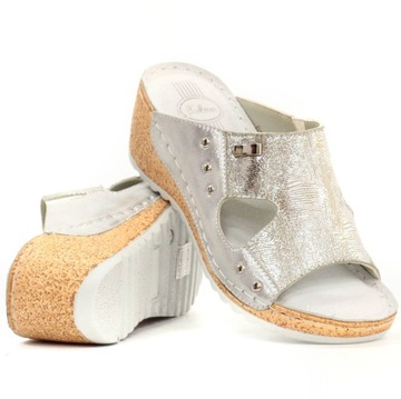 ЛЕГКИЕ ЖЕНСКИЕ ТАПОЧКИ НА ТЕЛЕЖКЕ, ПОШИТЫЕ ИЗ КОЖИ