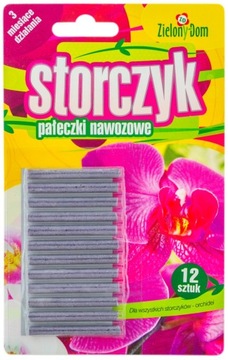 ZIELONY DOM NAWÓZ PAŁECZKI NAWOZOWE DO STORCZYKÓW ORCHIDEI