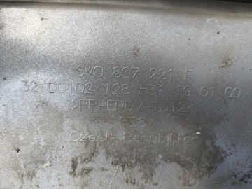 NÁRAZNÍK PŘEDNÍ 6V0807221F SKODA FABIA III 3 15-21