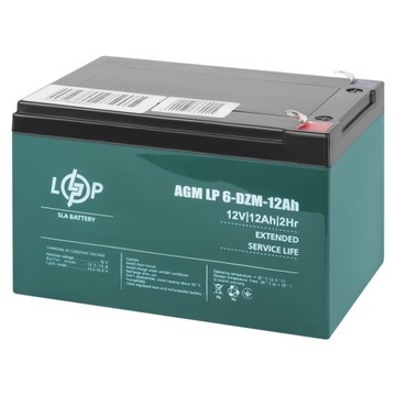 AKUMULATOR TRAKCYJNY BEZOBSŁUGOWY 12V-12AH(72 Wh) ROWER ELEKTRYCZNY LP6-DZM