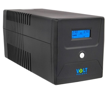 АВАРИЙНЫЙ ИСТОЧНИК ПИТАНИЯ LCD 1000VA 600W 2X7AH + ПРОГРАММА