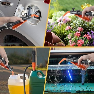 ELEKTRYCZNA POMPKA DO PALIWA WODY GRUSZKA DO SPUSZCZANIA PŁYNÓW + WĄŻ