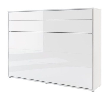 Półkotapczan BED CONCEPT BC-04 140x200biały połysk