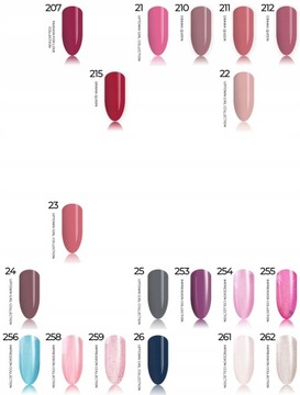НАБОР 10x гибридного лака NTN MIX OF COLORS OLIVE