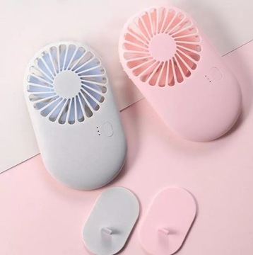 Mini wiatrak | przenośny|suszarka do rzęs|miętowy