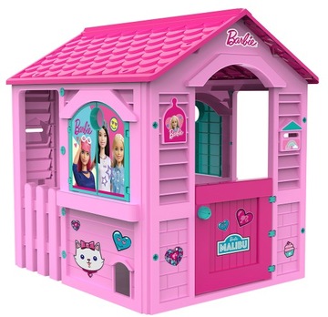 CHICOS Domek Ogrodowy z płotkiem dla dzieci BARBIE